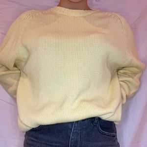 Yellow sweater